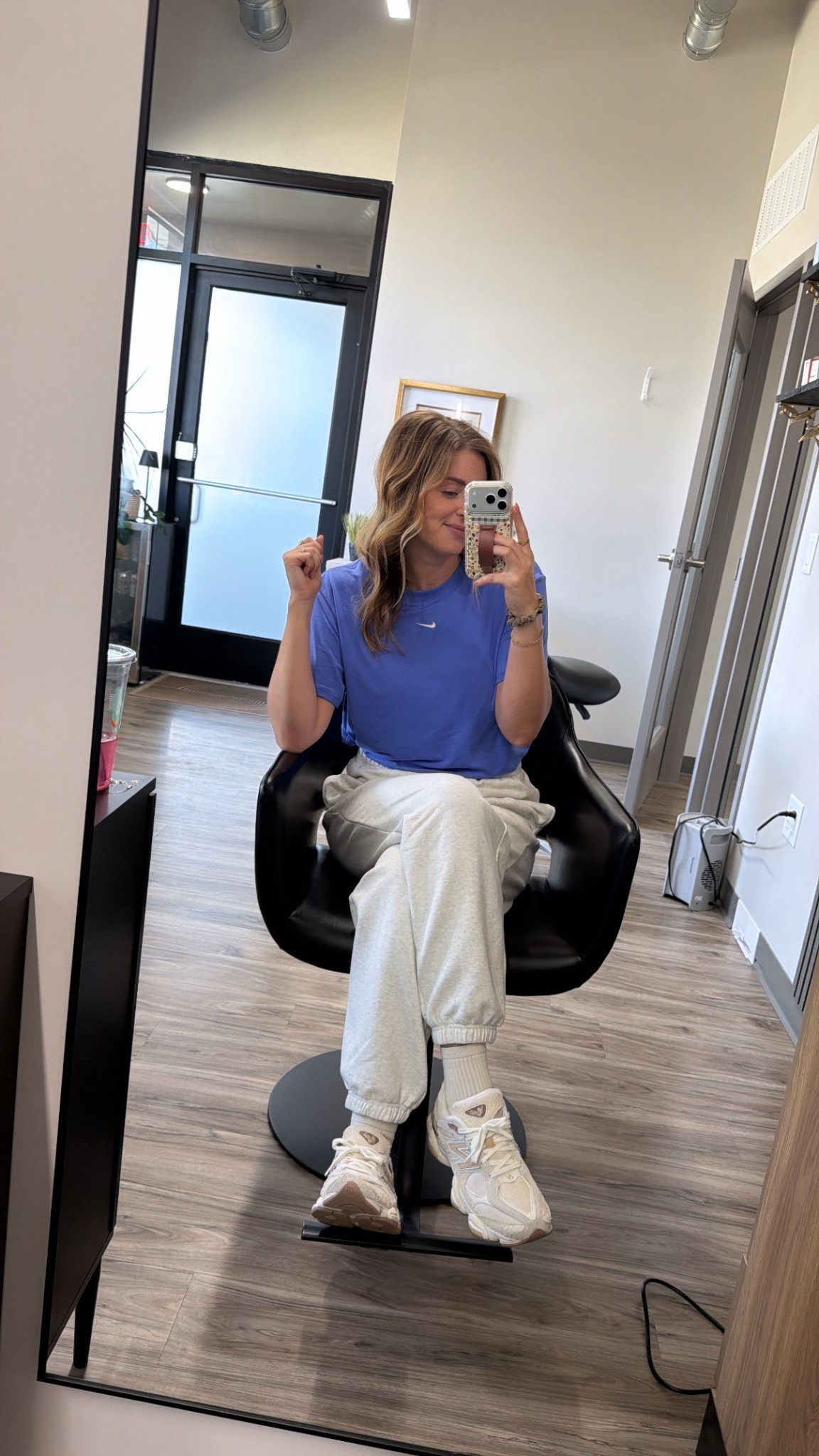 Sized down in both. Small top, small tall pants