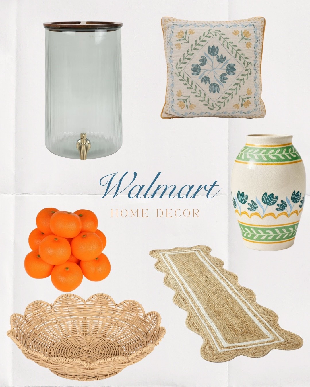 Walmart home decor for spring and summer 🍊

#LTKdayinmylife #LTKHome #LTKSeasonal