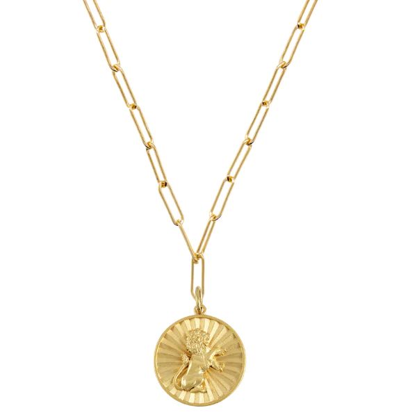 Strength Lion Coin Necklace | HART