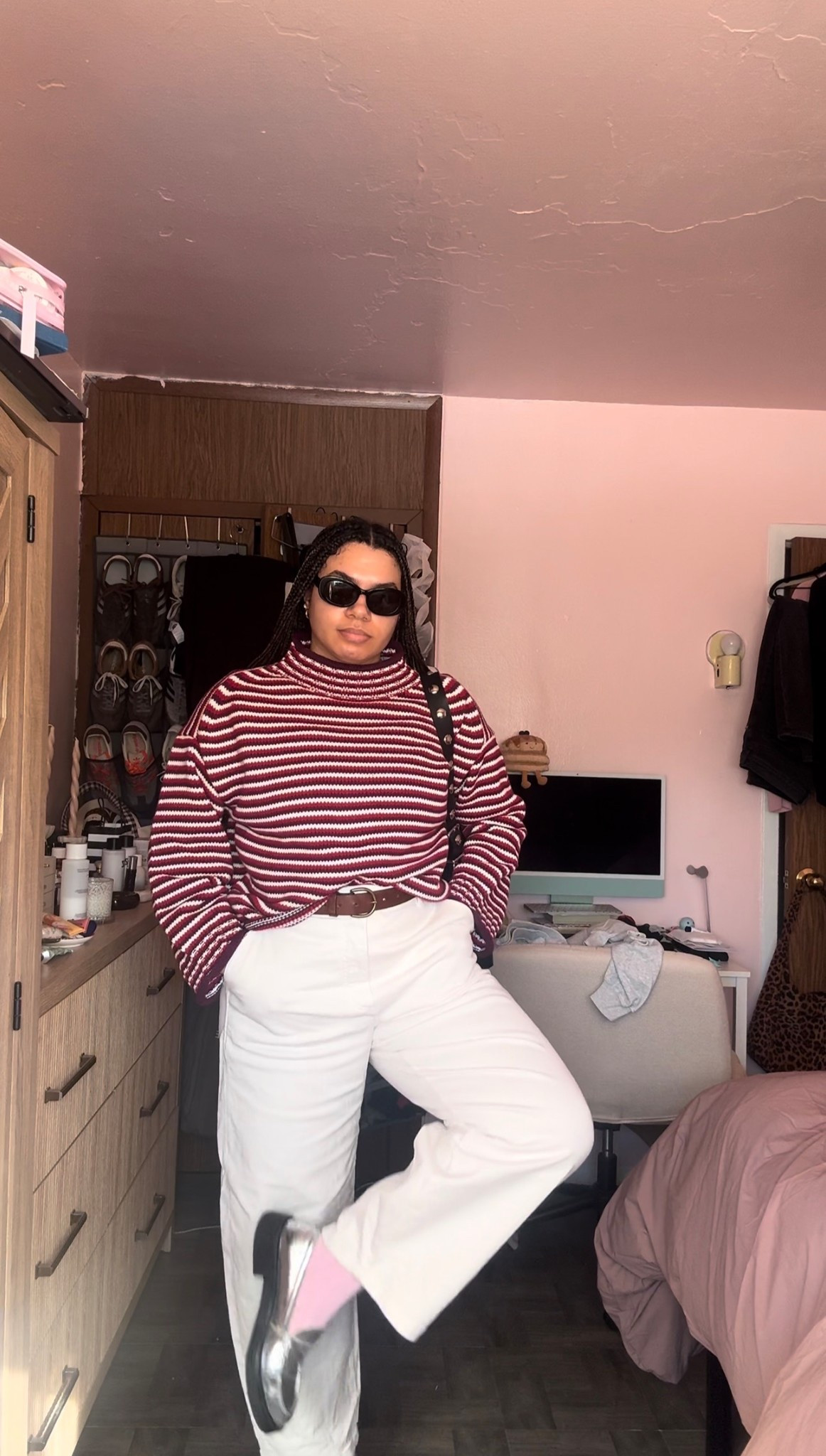 wearing large sweater! linked similar pants and shoes are old.

jcrew rollneck sweater, jcrew sweater, winter outfit inspo, midsize fashion 

#LTKgrwm #LTKWorkwear #LTKMidsize