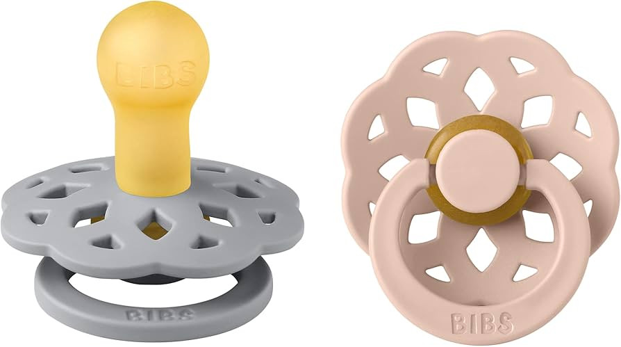 BIBS Pacifiers - Boheme Collection | BPA-Free Baby Pacifier | Made in Denmark | Set of 2 Cloud/Bl... | Amazon (US)
