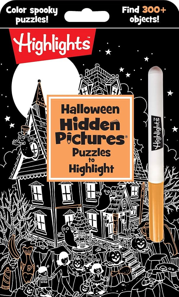Halloween Hidden Pictures Puzzles to Highlight: Halloween Kids Book with Over 300 Hidden Objects ... | Amazon (US)