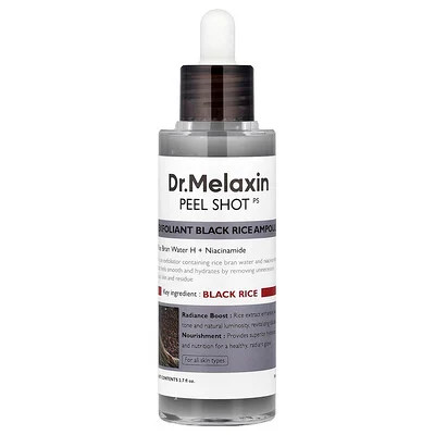 Dr.Melaxin, Peel Shot, Exfoliant Black Rice Ampoule, For All Skin Types, 2.7 fl oz (80 ml) | iHerb