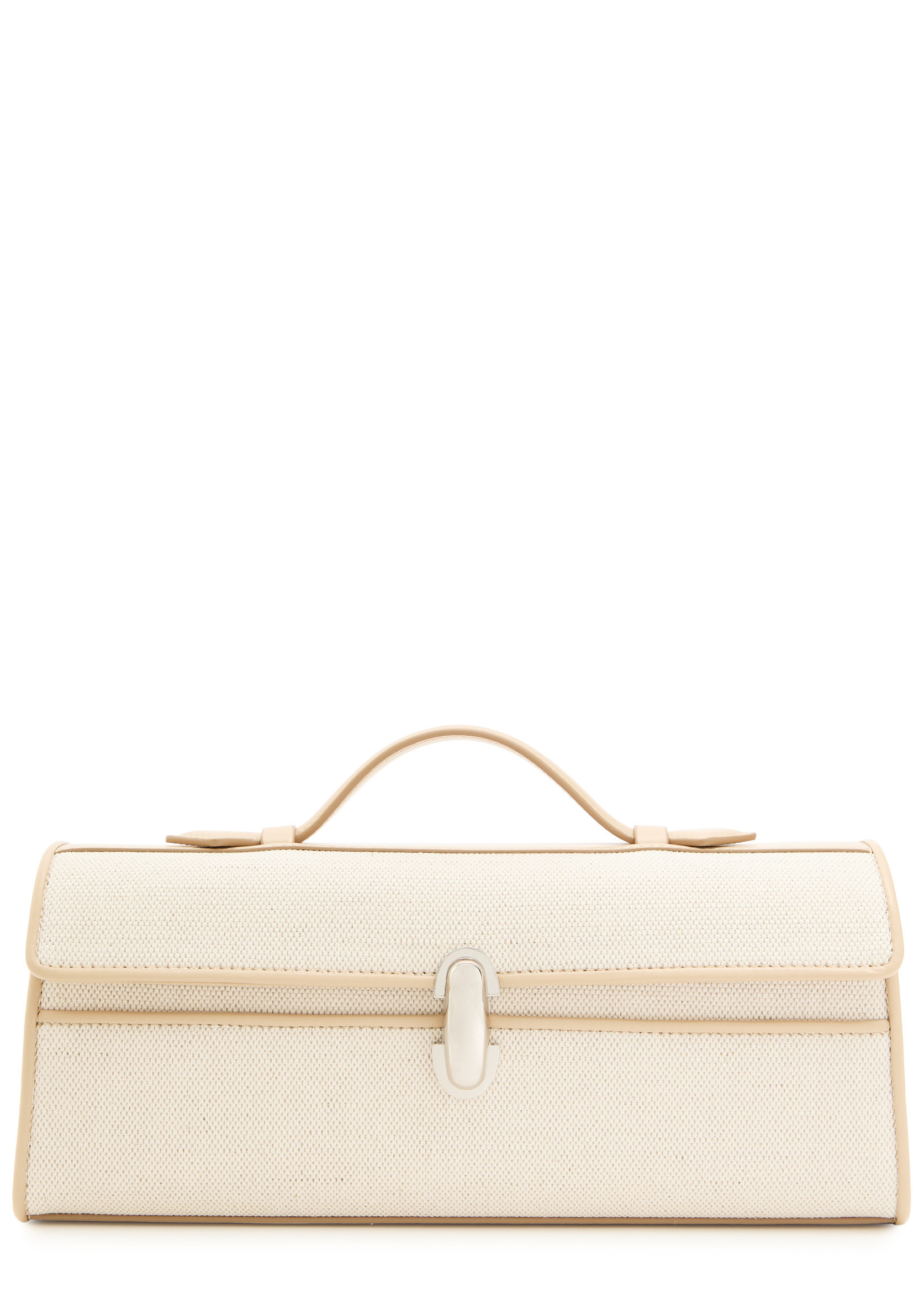 Slim Symmetry canvas and leather pochette | Harvey Nichols