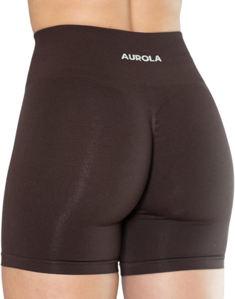 AUROLA Intensify Workout Shorts for Women Seamless Scrunch Short Gym Yoga Running Sport Active Ex... | Amazon (US)