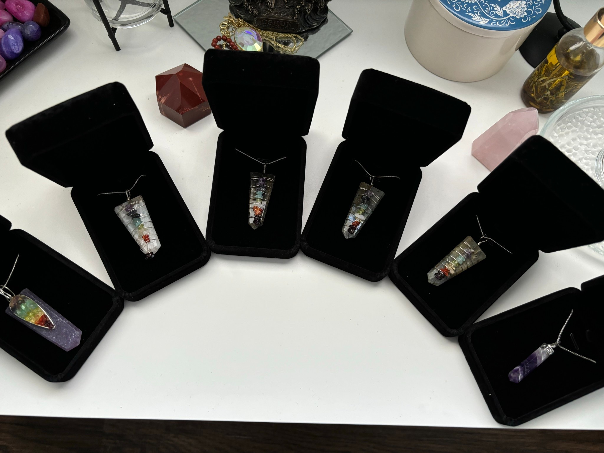 All pendants are 50% off right now—a gift from me to you in honor of Taurus Season!

If one’s been calling to you, this might be your sign!
Sale ends 5/20! Shop now at the ivory-hour.com 💙



#CrystalPendants
#EnergyTools
#HealingCrystals
#CrystalVibes
#50OffSale
#IvoryHourJewelry
#IntentionalJewelry
#SpiritualStyle
#CrystalClearEnergy
#TrustYourEnergy
#BohoJewelry
#ChakraJewelry