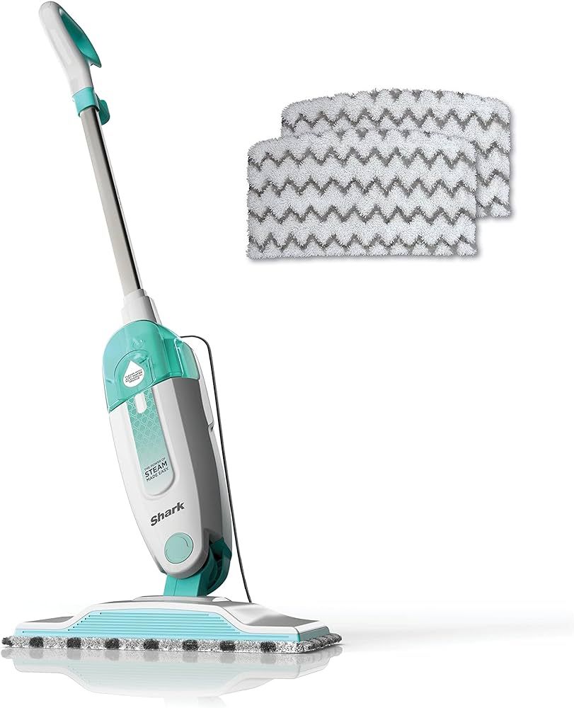 Shark S1000 Steam Mop with 2 Dirt Grip Pads, Lightweight, Safe for all Sealed Hard Floors like Ti... | Amazon (US)