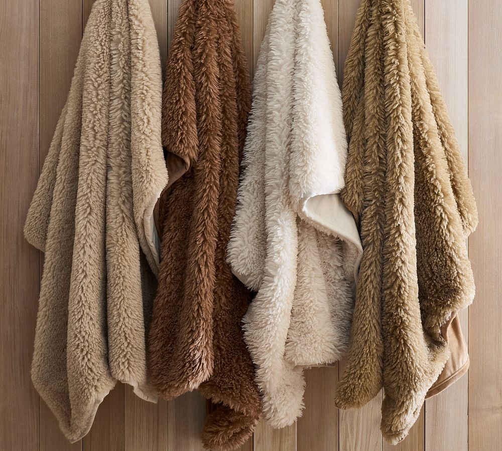 Dream Faux Fur Throw Blanket | Pottery Barn (US)