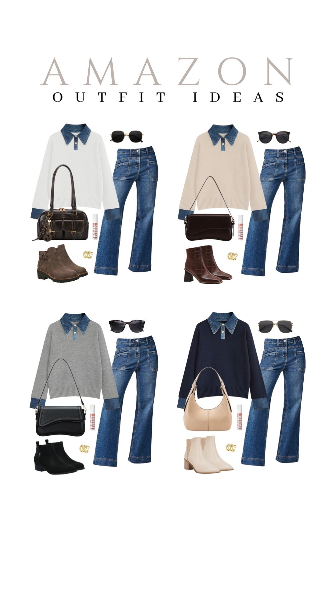 New favorite piece! This button down denim polo pullover makes styling outfits so easy.
square sunglasses, mid heel ankle boots, mini clutch shoulder bag, milk makeup, capsule wardrobe, favorite finds, top picks, mom outfit, everyday style, trendy look, transitional look, viral style, affordable look, amazon favorites, winter to spring fashion, winter to spring style

#LTKootd #LTKSeasonal #LTKU