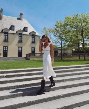 Danielle Bernstein Solid Lace-Inset Midi Dress, Created for Macy's | Macys (US)