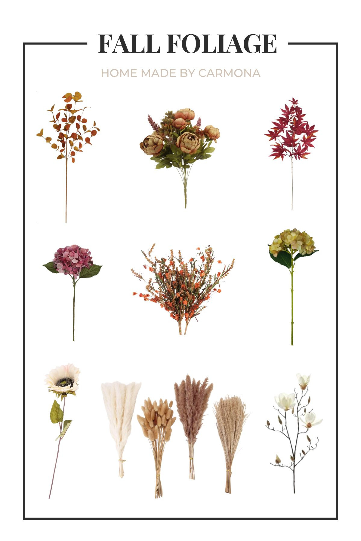 Artificial stems for fall | Create a beautiful seasonal autumn table centerpeice or vignette 

 #LTKHome