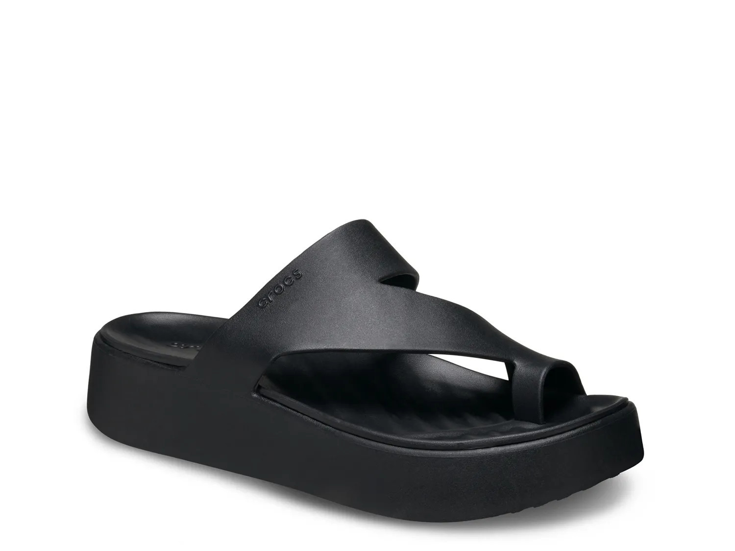 Crocs Getaway Platform Sandal | Women's | Black | Size 6 | Sandals | DSW
