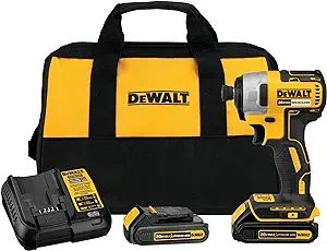 DEWALT 20V MAX Cordless Impact Driver Kit, Brushless, 1/4" Hex Chuck, 2 Batteries and Charger (DC... | Amazon (US)