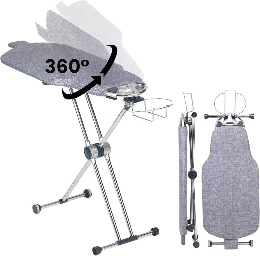 Dazzl 360° Dual-Sided Iron Board - Torso-Shaped Ironing Board Full Size with 8-Level Adjustable ... | Amazon (US)
