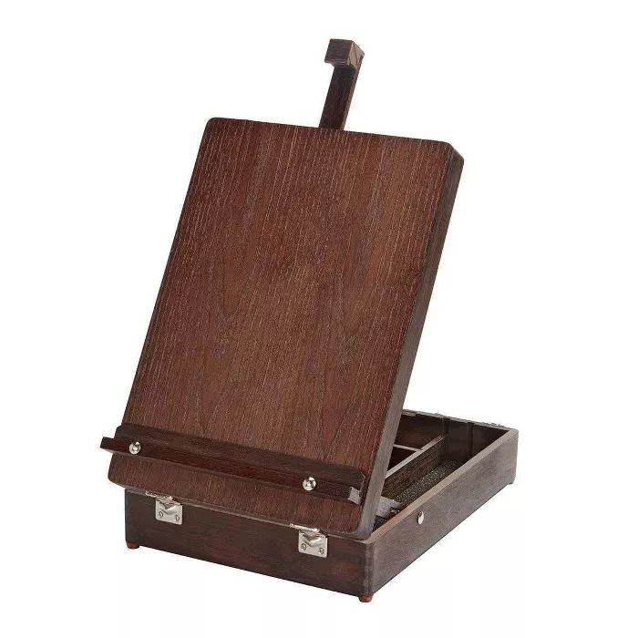 Kingart Wooden Art Box Tabletop Easel - Espresso | Target