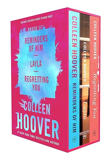 Colleen Hoover 3-Book Boxed Set: Reminders of Him, Layla, Regretting You      Paperback – Box s... | Amazon (US)