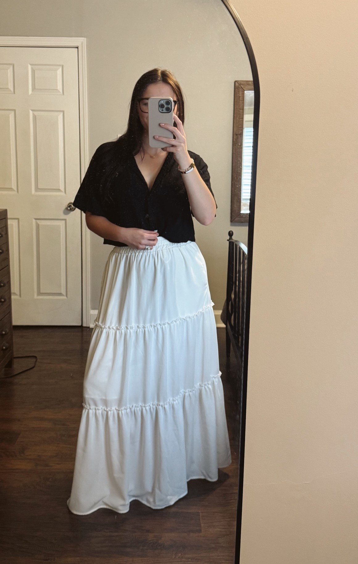 Amzon maxi skirt- lined but still a little see through in my opinion just an FYI! Comes in so many colors!

#LTKgrwm #LTKSeasonal #LTKootd