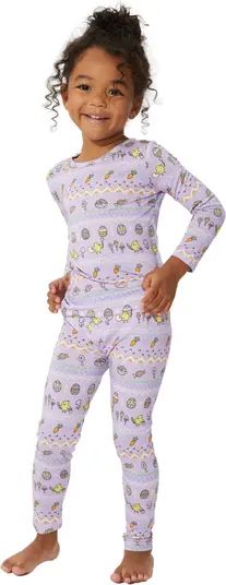 Bellabu Bear Kids' Easter Isle Fitted Two-Piece Pajamas | Nordstrom | Nordstrom