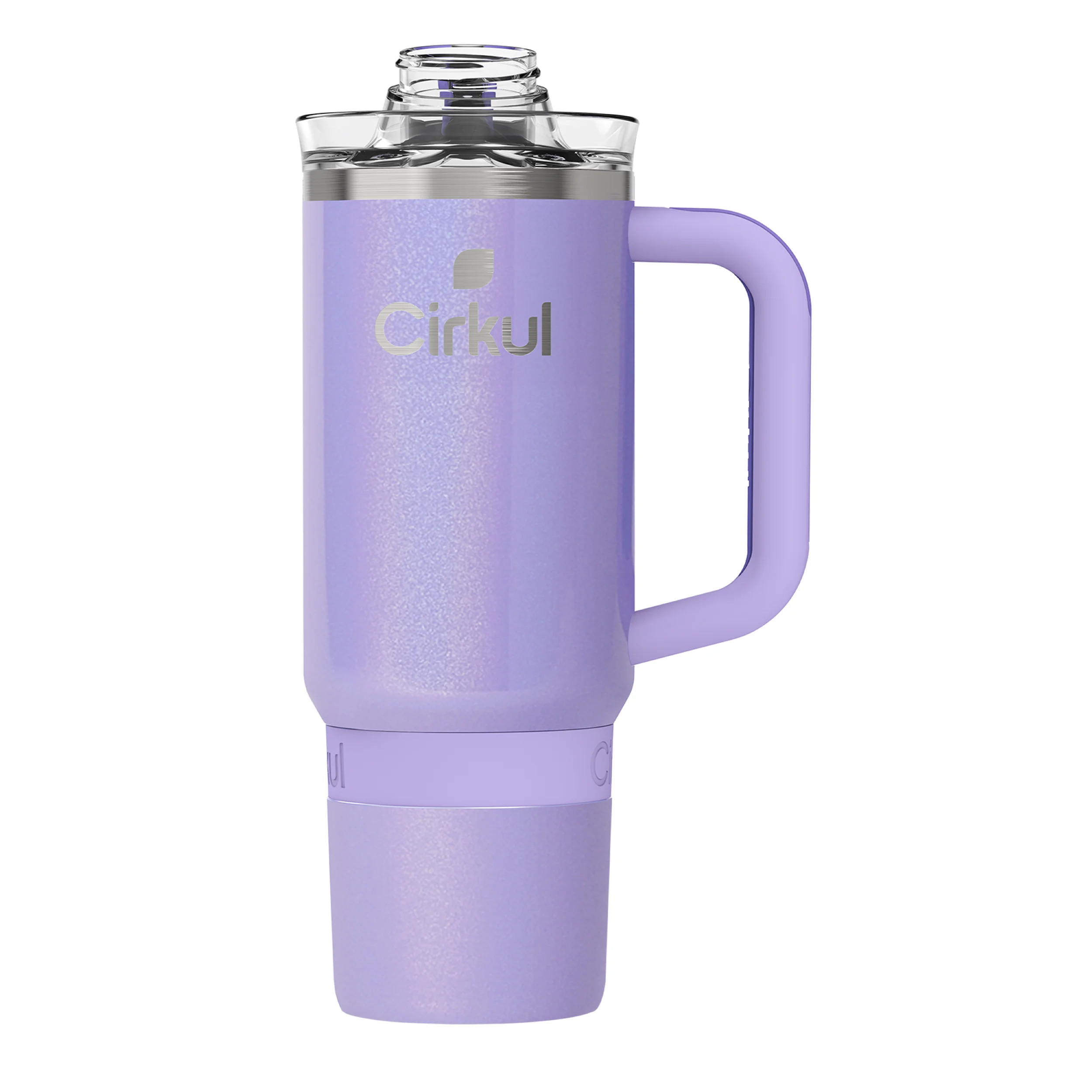 Cirkul 30oz Travel StrawSip Double-Wall Insulated Stainless Steel Tumbler with Handle, Orchid Shi... | Walmart (US)