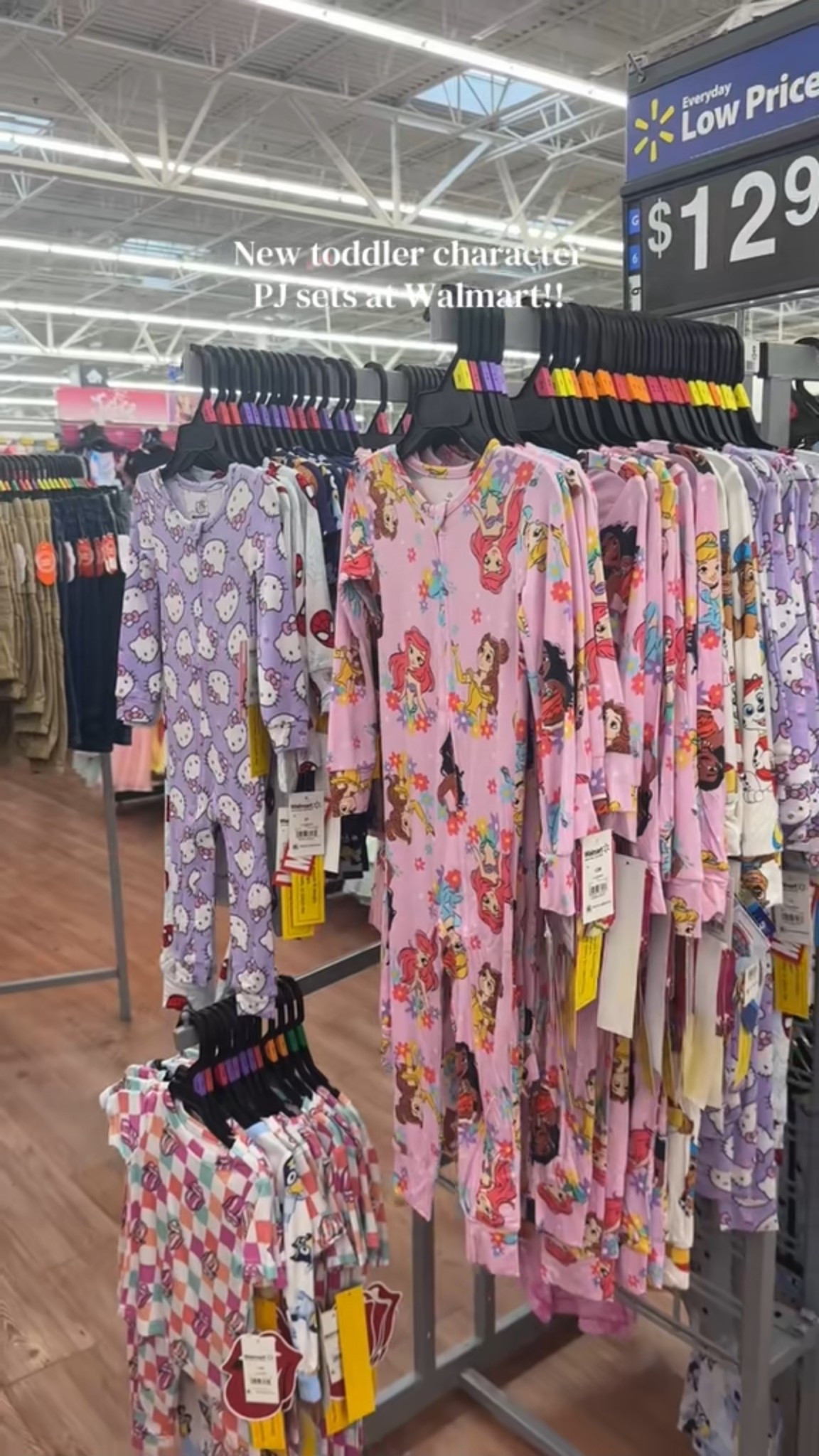 Toddler character pjs at Walmart!! 

#LTKBaby #LTKKids