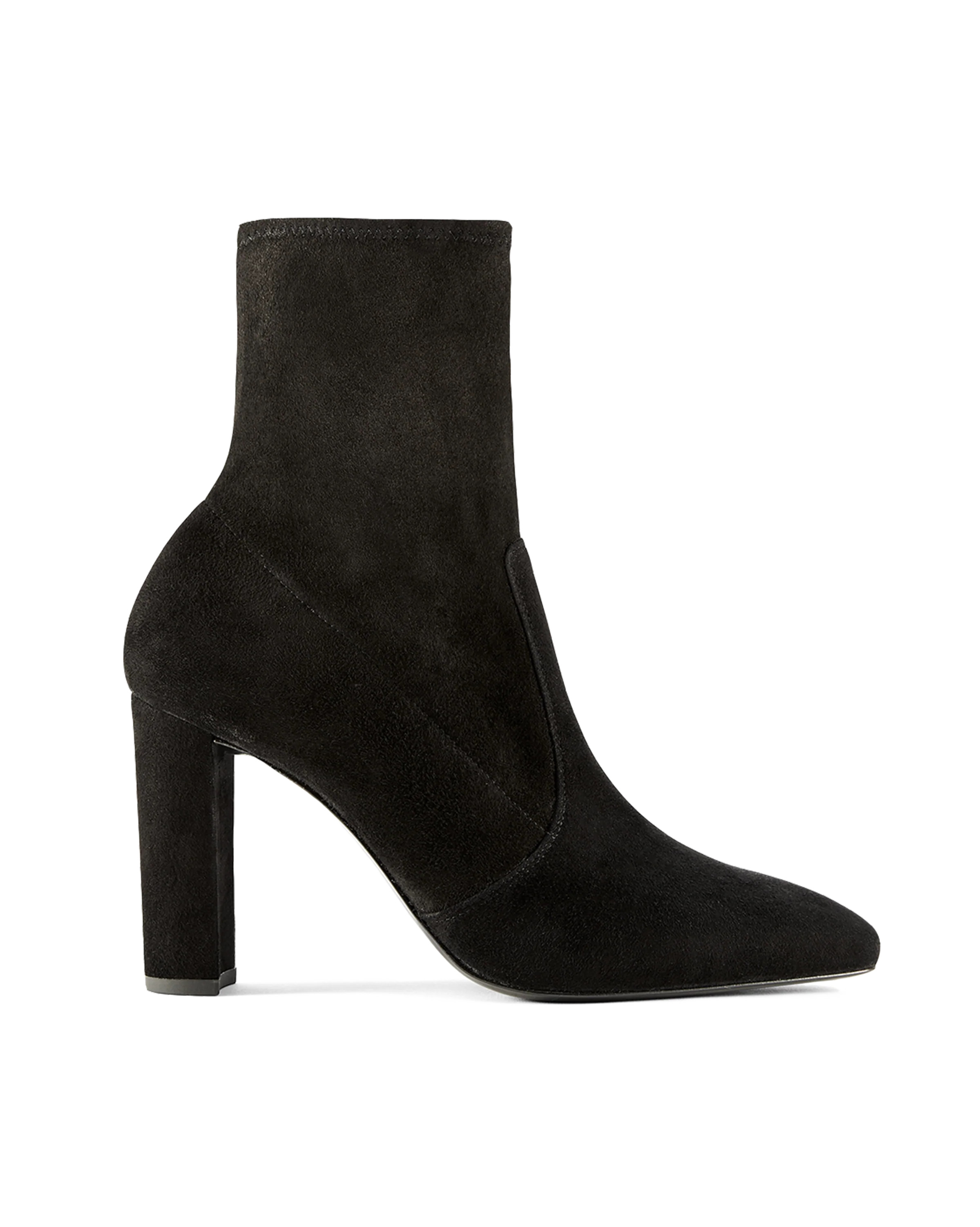 Paz 90 Stretch: Black Suede | Inez Shoes, LLC