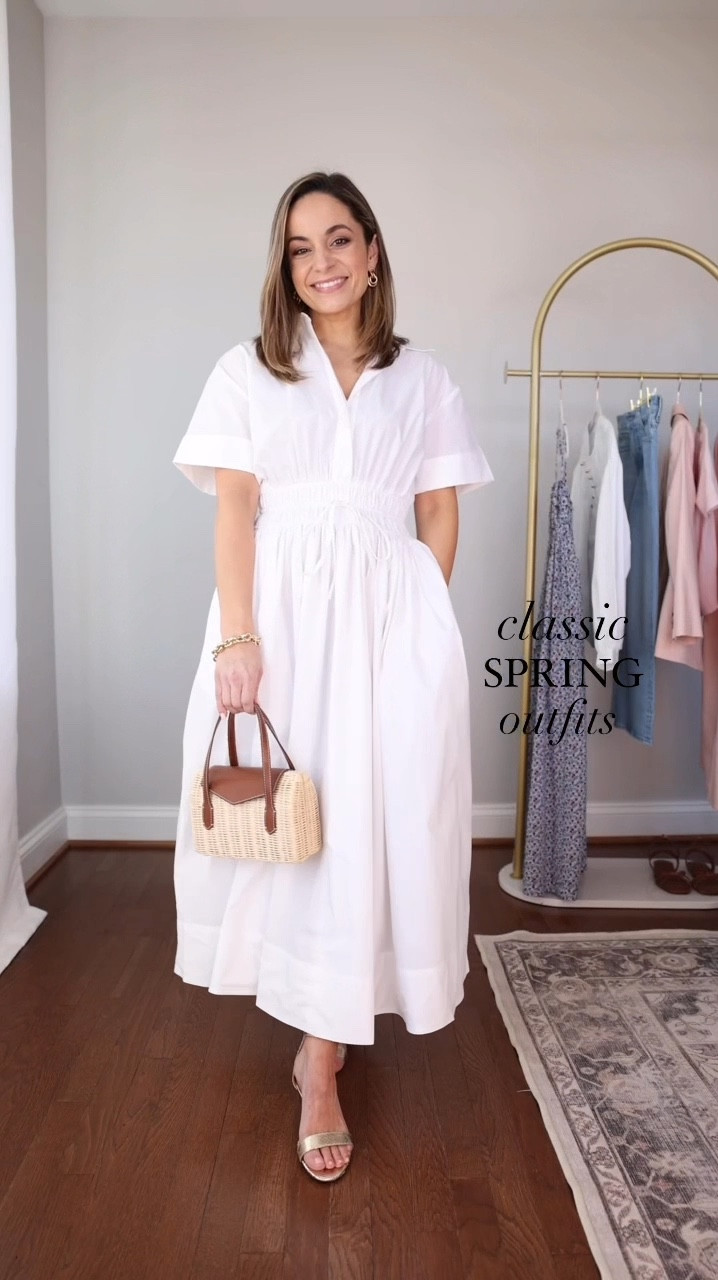 Classic spring outfits from @jcrew #ad

These outfits will take you from casual days to those spring upcoming events. 

Sizing: 
White Dress: 00 - dress runs large and is not petite. I recommend a size down for the best fit
Floral Dress: XXS - voluminous skirt but tts fit up top. Straps are adjustable.
White Top: XXS - tts
Jeans: Petite 23 - size down
Linen Pants: Petite 00 
Linen Blazer: Petite 00 
Cashmere T-Shirt: XXS
Sandals: tts
Heels: tts

#injcrew 


#LTKPetite