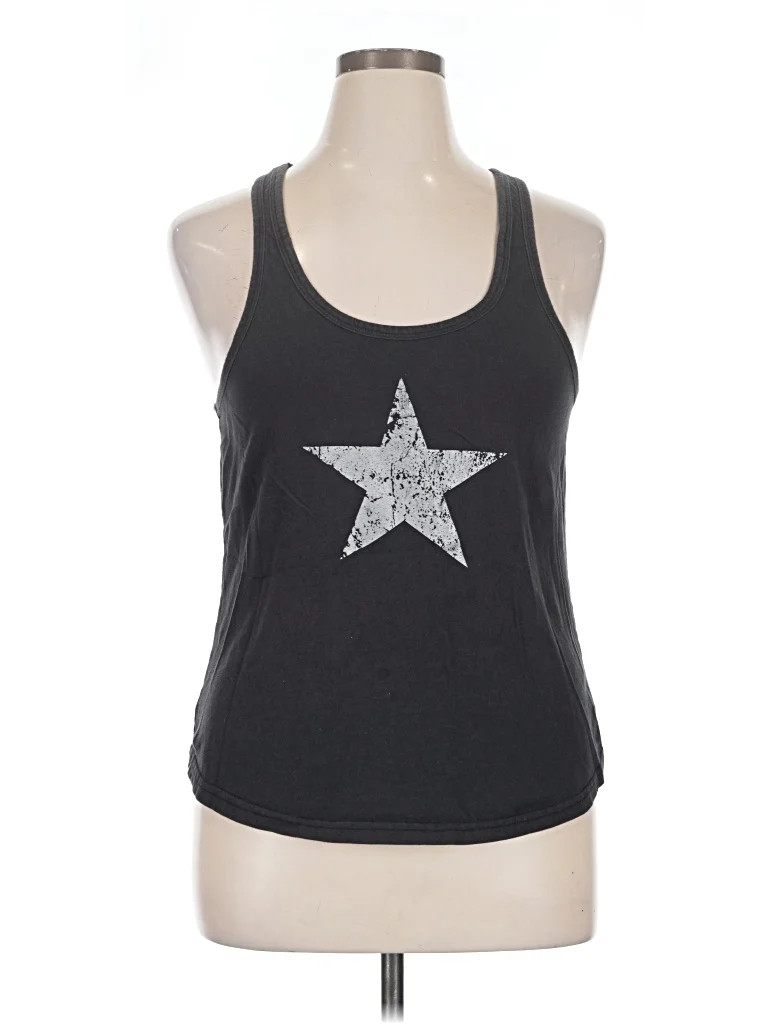 Cherryloom Black Tank Top Size L - 48% off | ThredUp (US)
