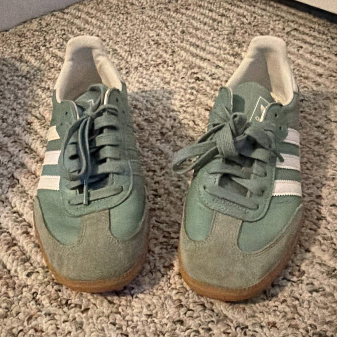 adidas Men\u2019s Green/White Samba Athletic Sneakers Rubber | eBay | eBay US