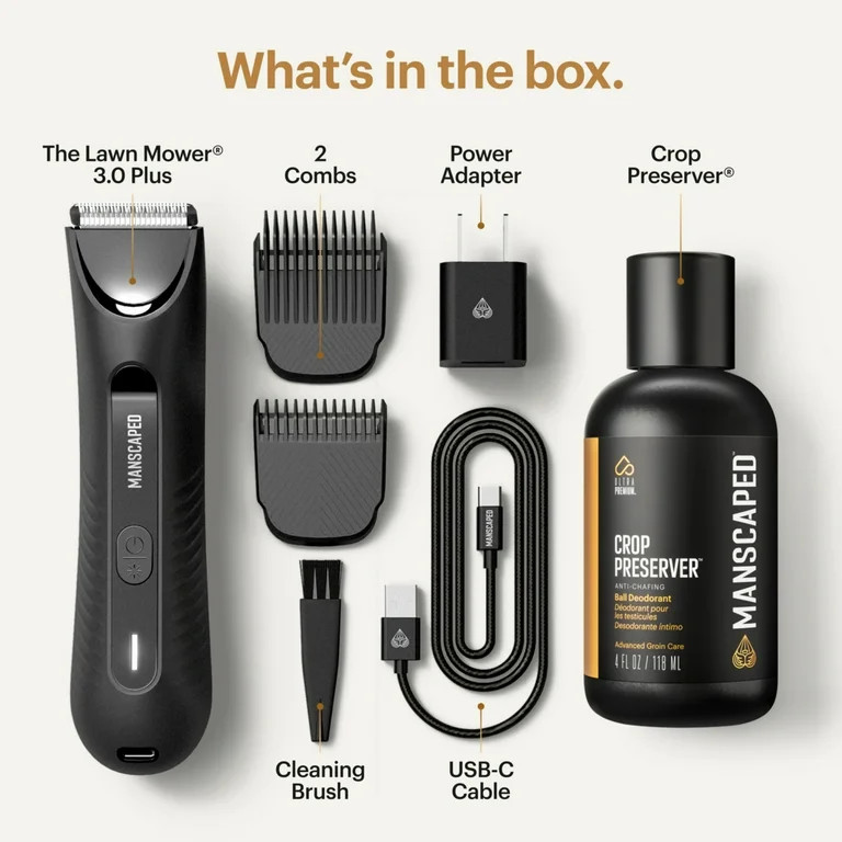 MANSCAPED\u00ae The Lawn Mower\u00ae 3.0 Plus Precision Pack, Men's Electric Groin Shaver & Body ... | Walmart (US)