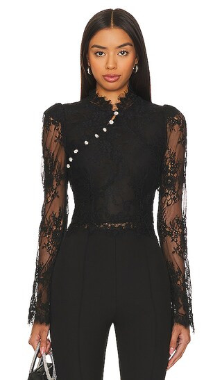 x REVOLVE Allure Top in Black | Revolve Clothing (Global)