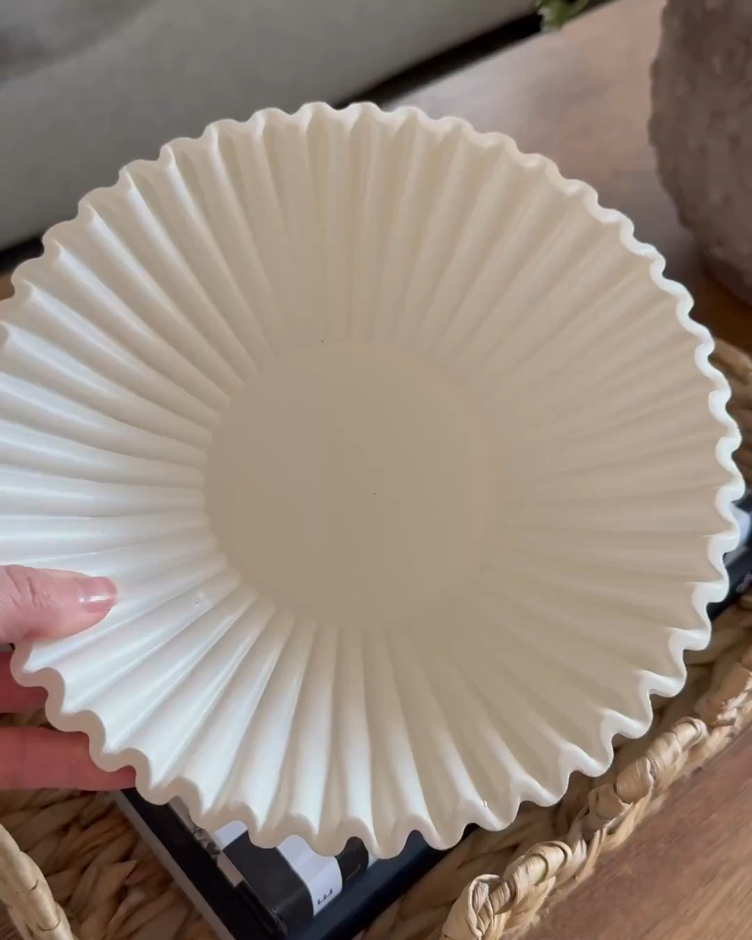 This ruffle bowl from Walmart is adorable. Just under $12. Perfect addition to your coffee table or on a console table to keep the keys, sunglasses… 








Off  White Tabletop Decorative Ribbon Design Bowl, Walmart new home decor, Walmart ruffle bowl, Walmart home decor,
Summer Coffee Table Decor, neutral home #LTKStyleTip #LTKFindsUnder50

#LTKSeasonal #LTKHome #LTKmomlife