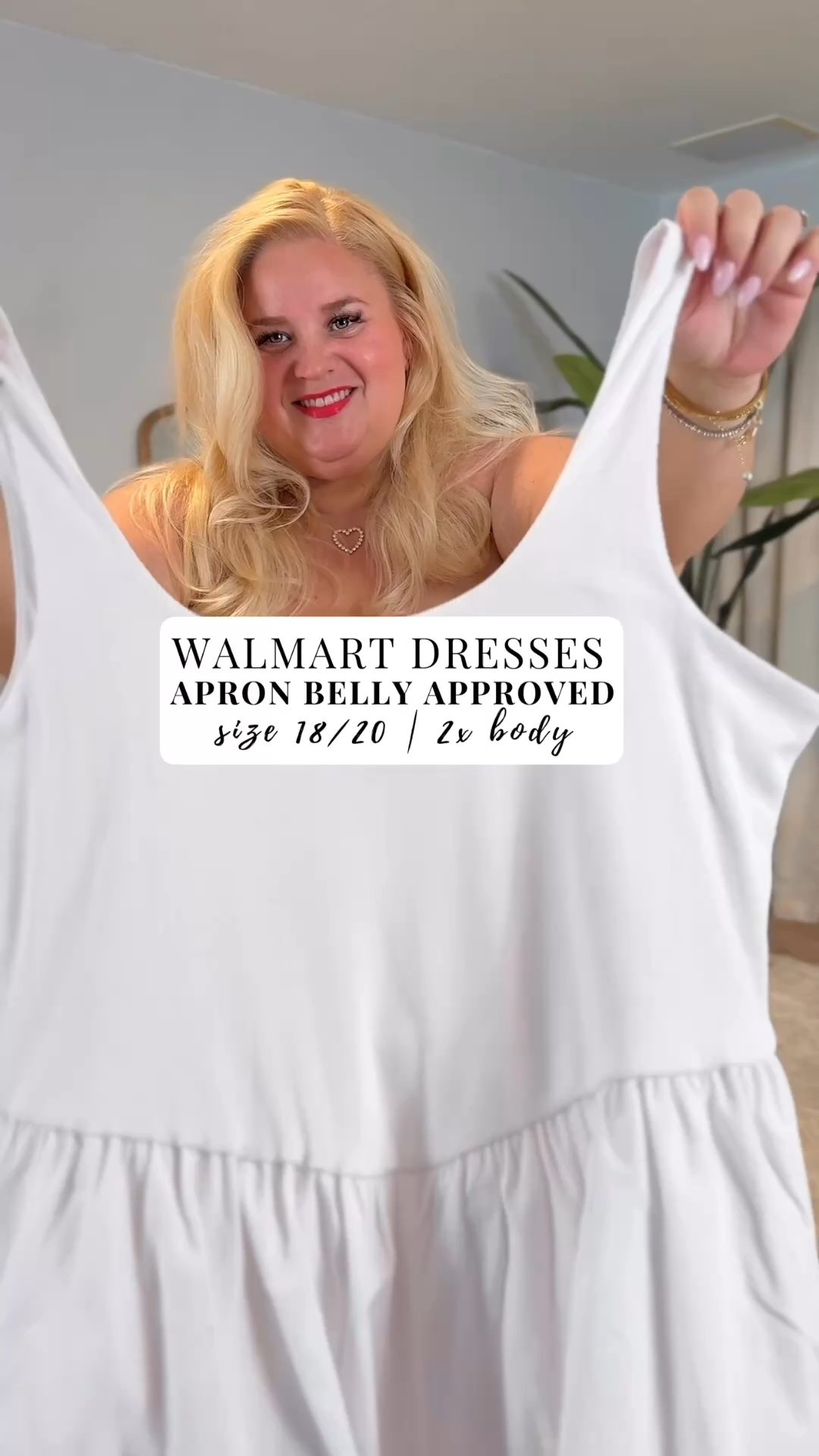 These walmart dresses are so good!
Denim look run Small wearing 2X needed the 3X 
White 2X fits a little roomy could’ve gone down a size 
Pink dress runs large, larger, wearing XL

#LTKPlusSize #LTKFindsUnder50 #LTKStyleTip