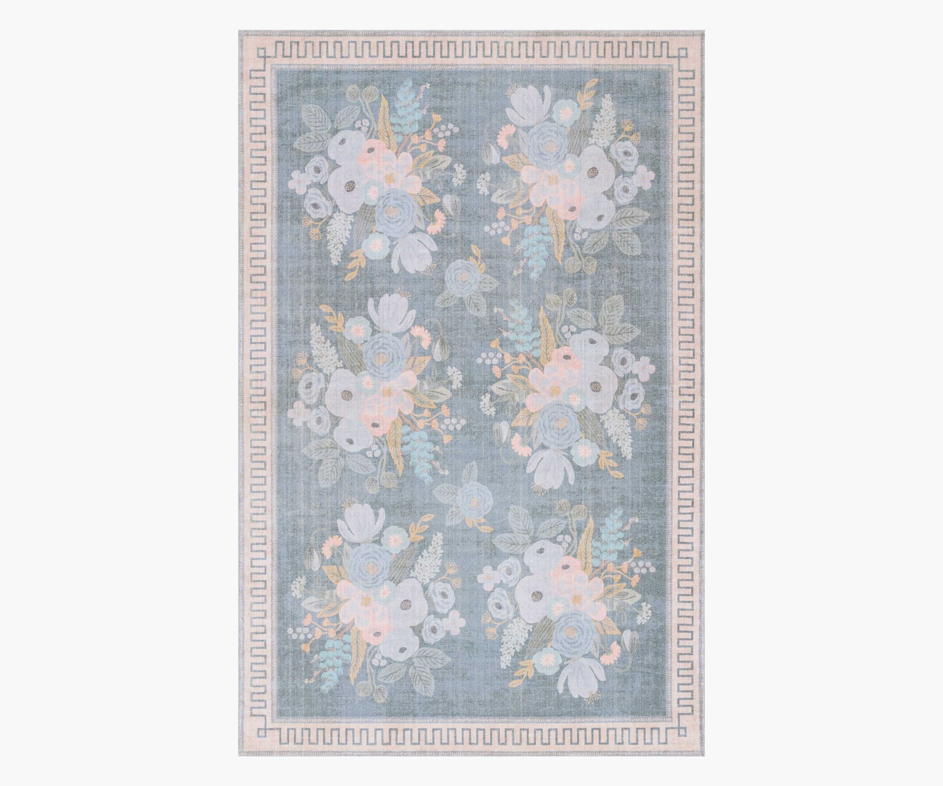 Marseille Grey Printed Rug | Rifle Paper Co.