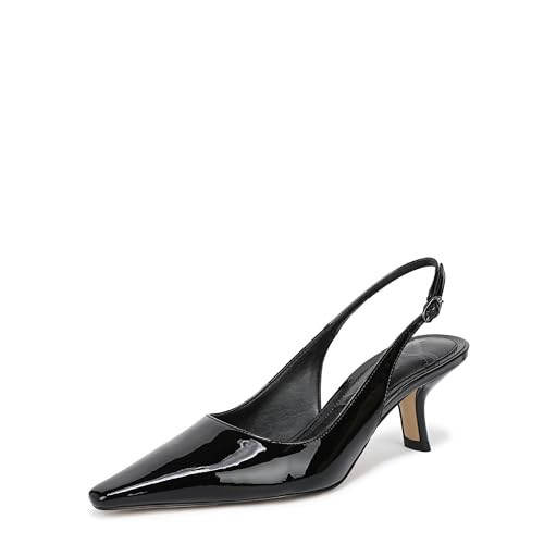 Sam Edelman Women's Bianka Sling Pump Black Patent 14 M | Amazon (US)
