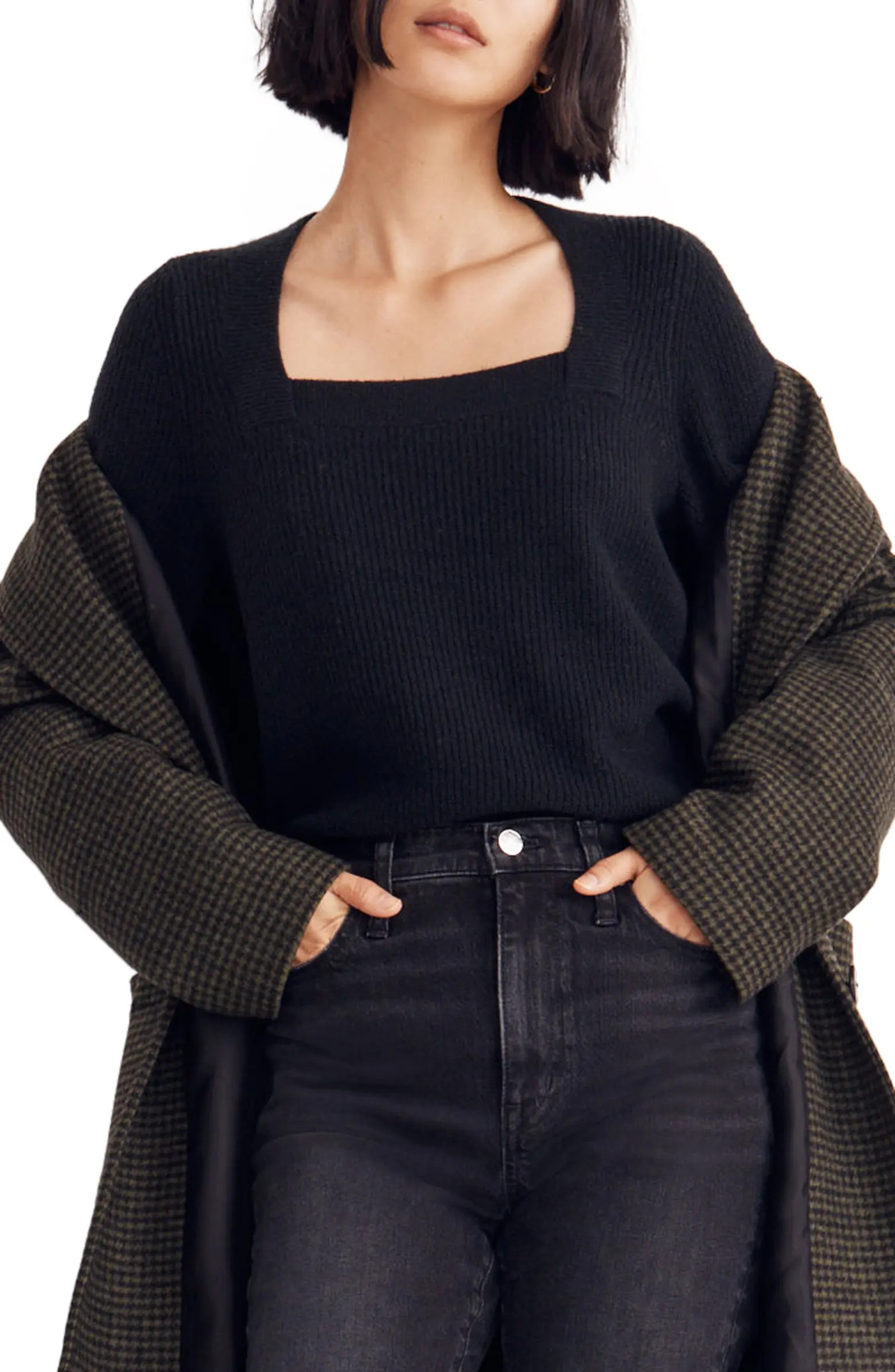 Melwood Square Neck Coziest Yarn Pullover Sweater | Nordstrom