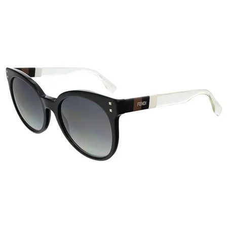 fendi sunglasses 0083/s 0e6i black white crystal 55mm | Walmart (US)