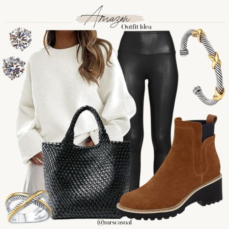 Just for this sweater in the mail and I’m obsessed! Amazon free people looking sweater and faux leather leggings 

#LTKshoecrush #LTKfindsunder100 #LTKfindsunder50
