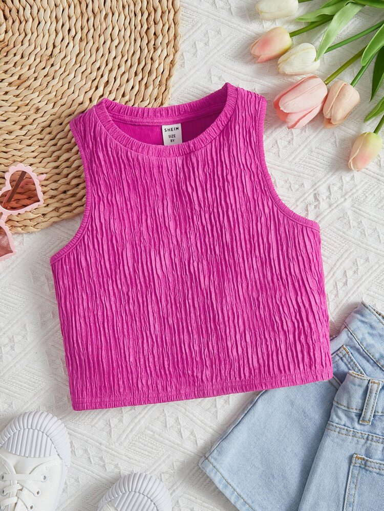 SHEIN Girls Solid Tank Top
       
              
              $3.70  
        $4.10
       
   ... | SHEIN