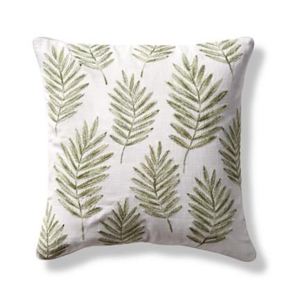 Dunmore Embroidered Decorative Pillow Cover | Frontgate