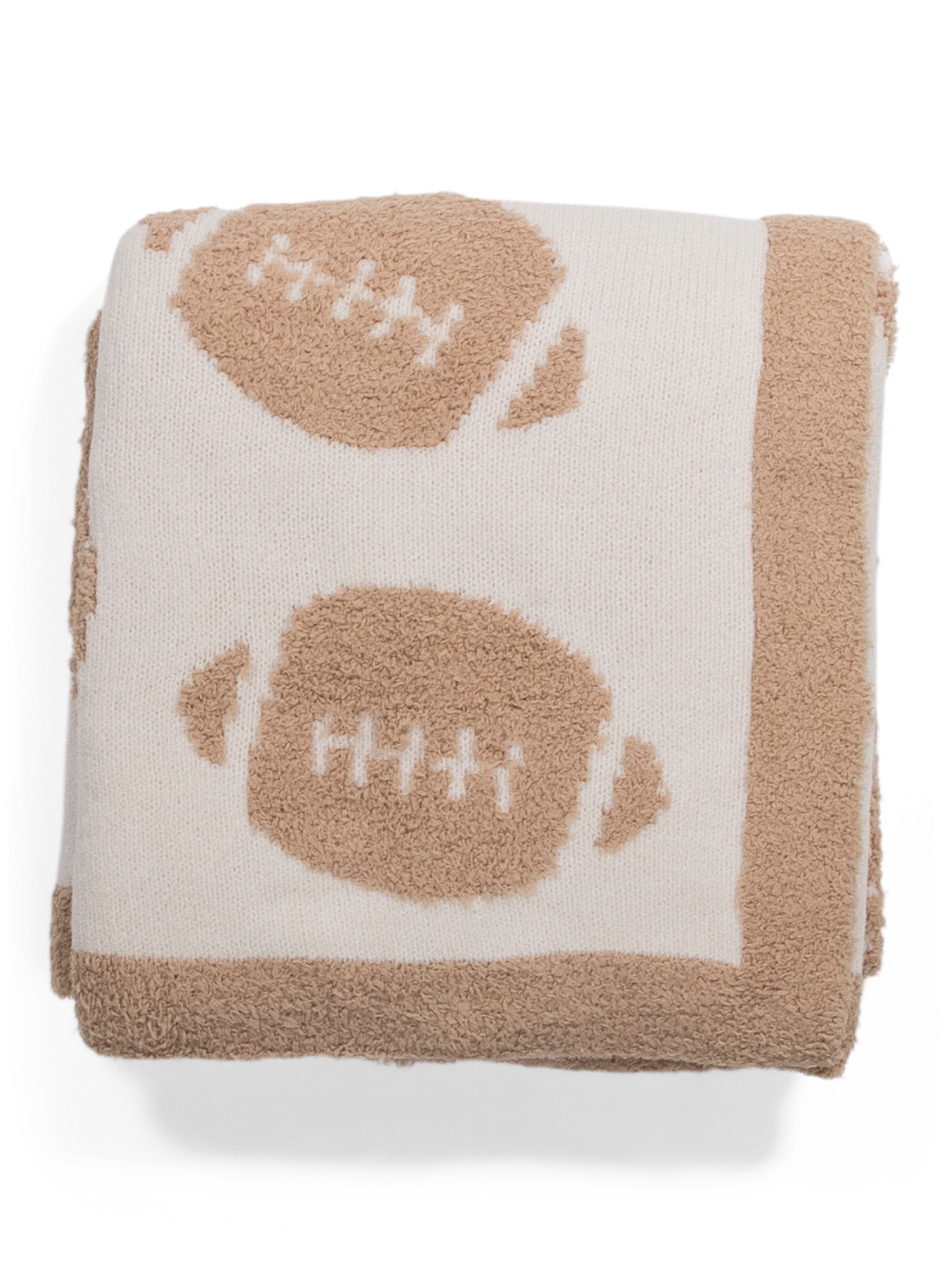 Baby Tossed Footballs Feather High Low Blanket | TJ Maxx