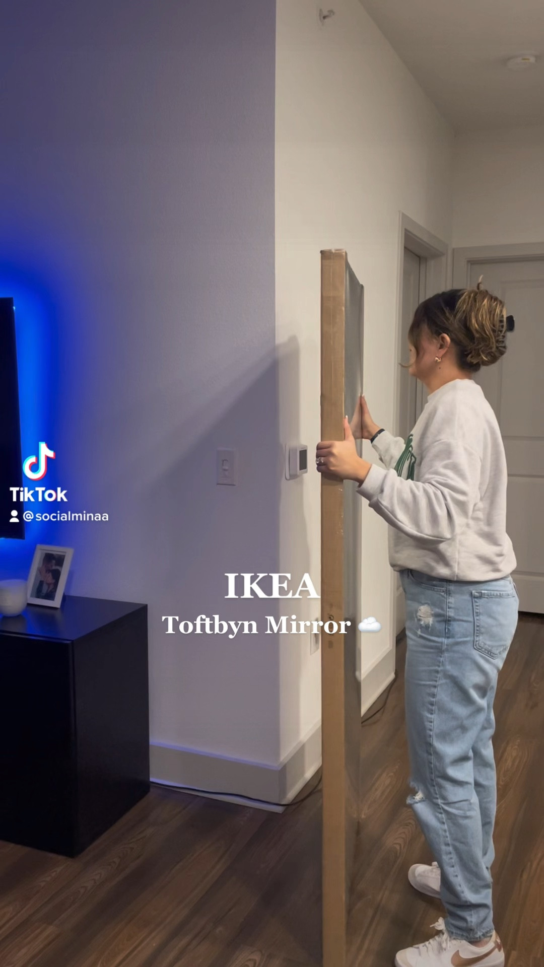 TOFTBYN Spiegel schwarz 75x165 curated on LTK