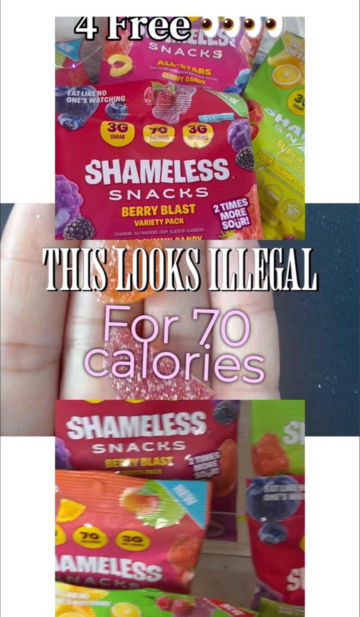 You found gummies that satisfy your sweet tooth without all the sugar 🍬✨

The Shameless Snacks Bundle includes 16 single-serve bags—you buy 12 and get 4 FREE! Choose from Sweet & Sour All-Stars, Berry Blast, Tropical Paradise, and Super Sour Variety. They’re plant-based, keto-friendly, vegan, and gluten-free, making them perfect for lunchboxes, road trips, or late-night cravings.

Stock up while the bundle deal is still available! 🛒💨

#LTKfoodie #LTKActive #LTKmomlife