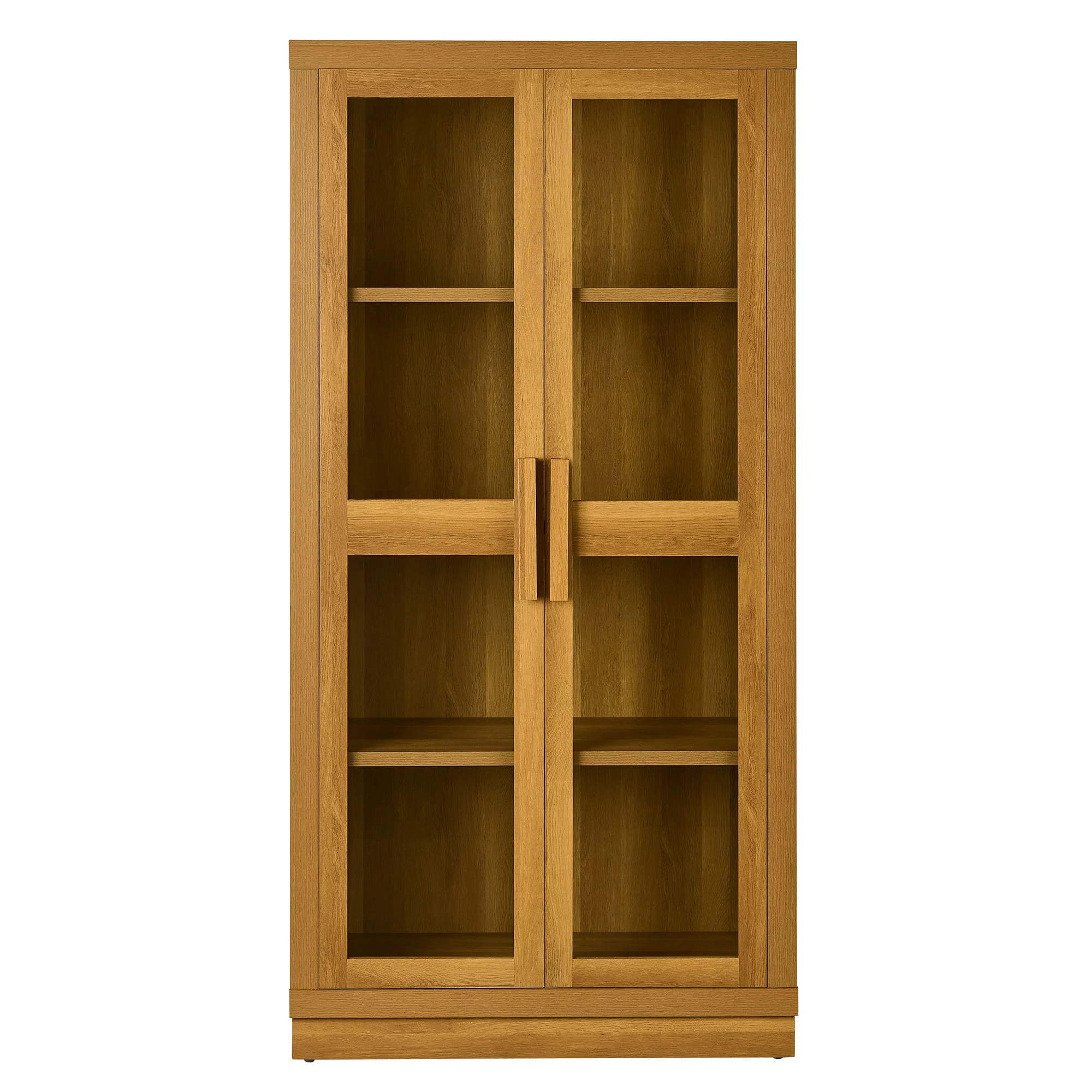 Better Homes & Gardens Ezra Bookcase, Light Honey finish - Walmart.com | Walmart (US)