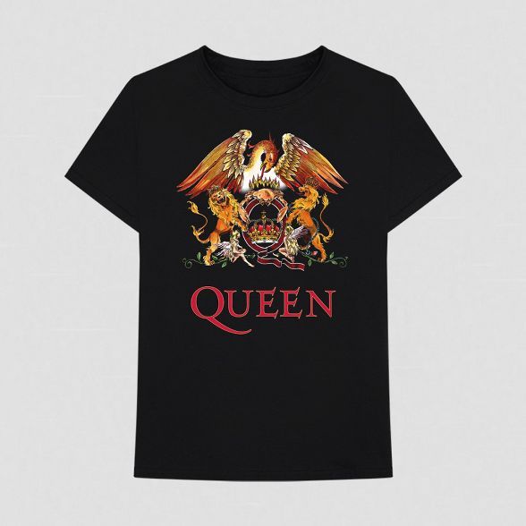 Men's Queen Short Sleeve Graphic T-Shirt - Black | Target