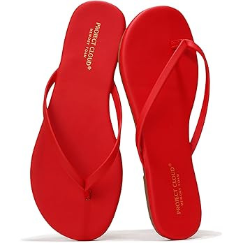 Project Cloud Flip Flops for Women Footwear- Lightweight and Memory Foam Insole Sandals for Women... | Amazon (US)