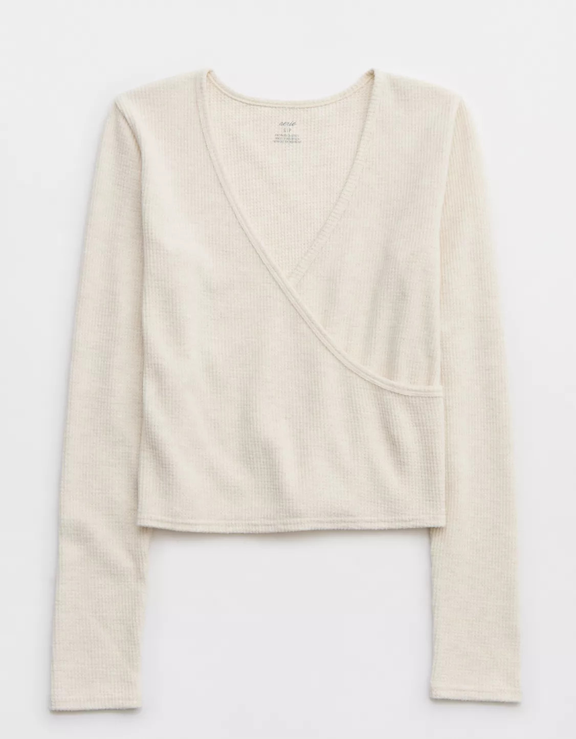 Aerie Waffle Wrap Top | Aerie