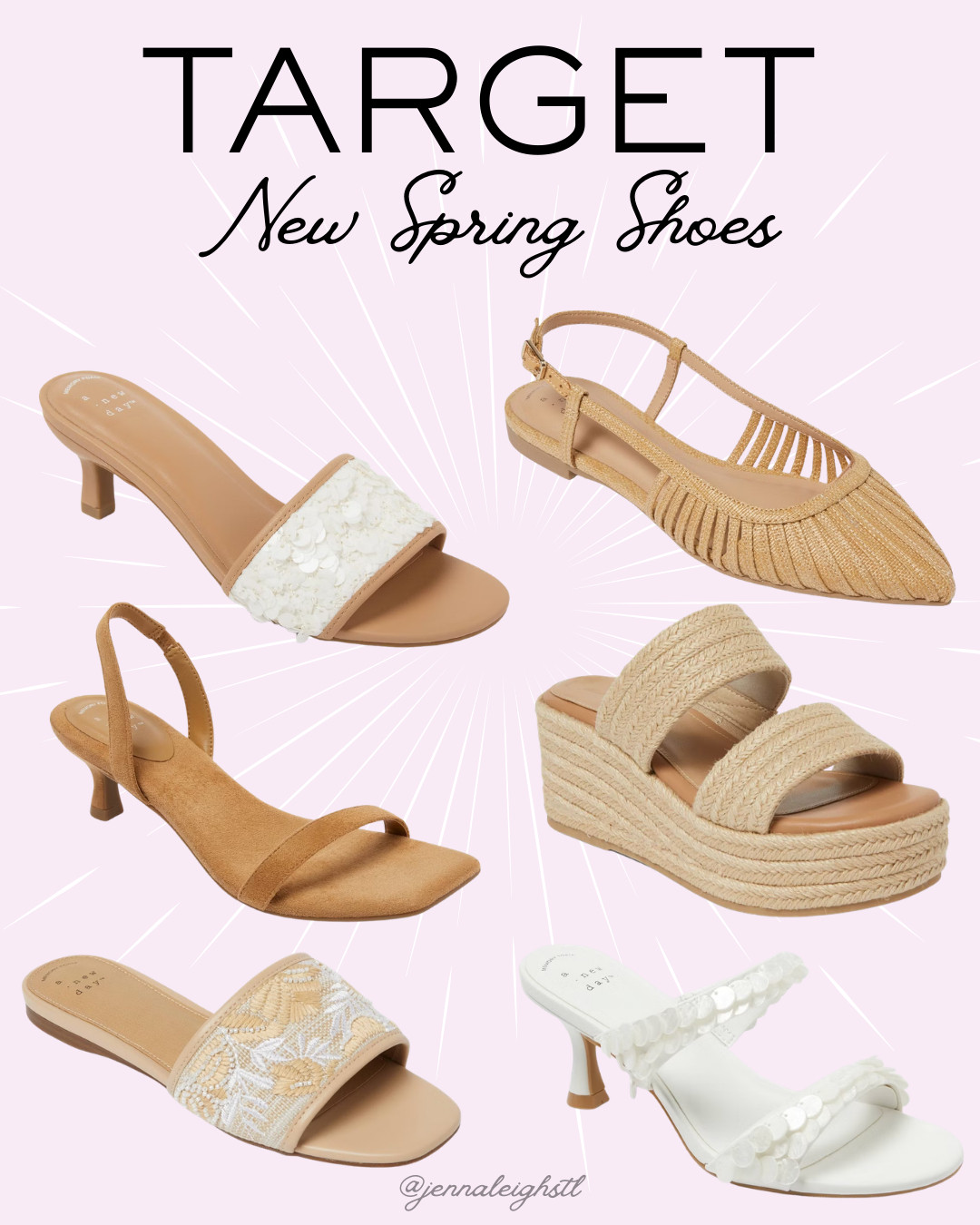 Spring shoe refresh starts here. New sandals at Target are in. 

 #LTKSeasonal #LTKMidsize #LTKWorkwear