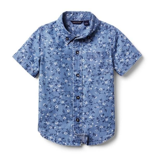 Ditsy Floral Chambray Shirt | Janie and Jack