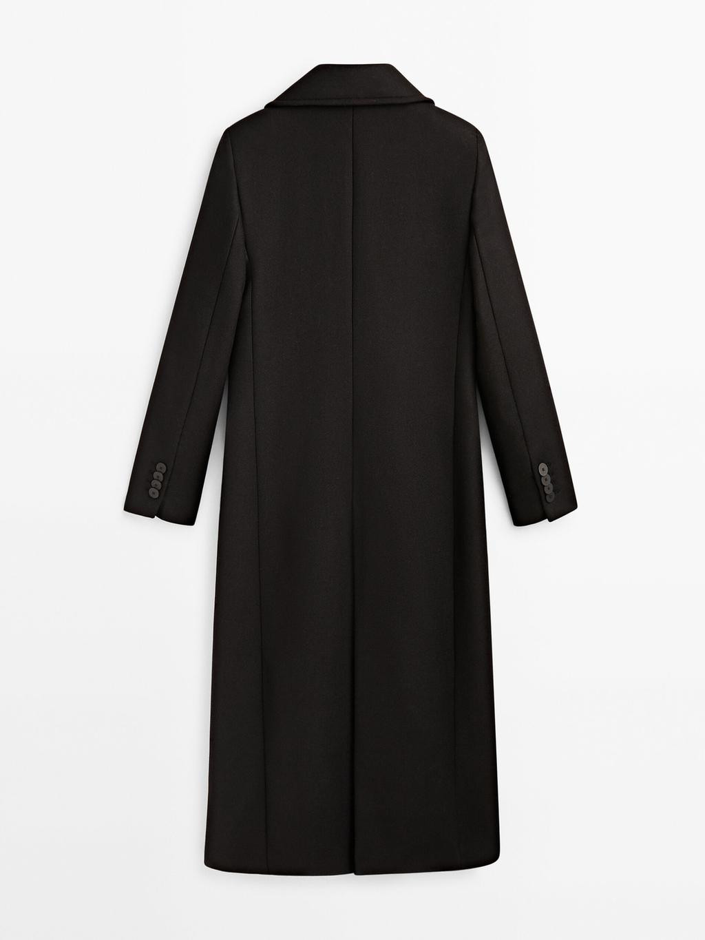 Tailored wool blend coat | Massimo Dutti US