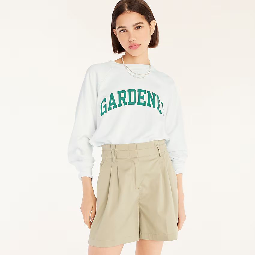 University terry "Gardener" sweatshirt | J.Crew US